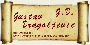 Gustav Dragoljević vizit kartica